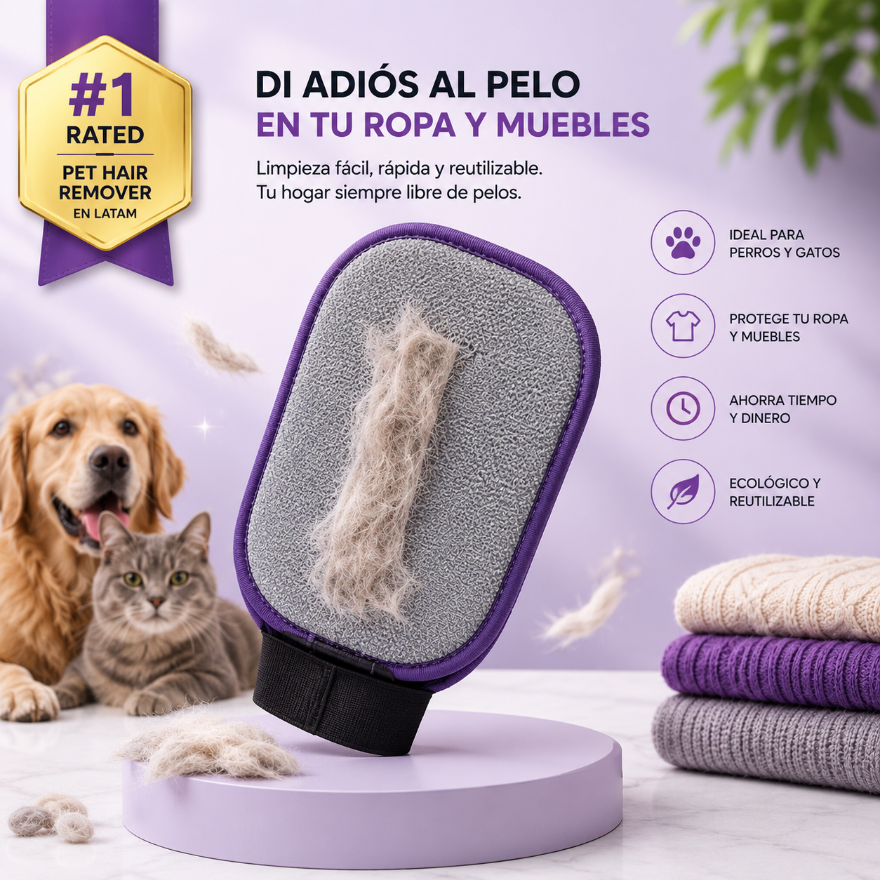 Guantes Mágicos Atrapa Pelos